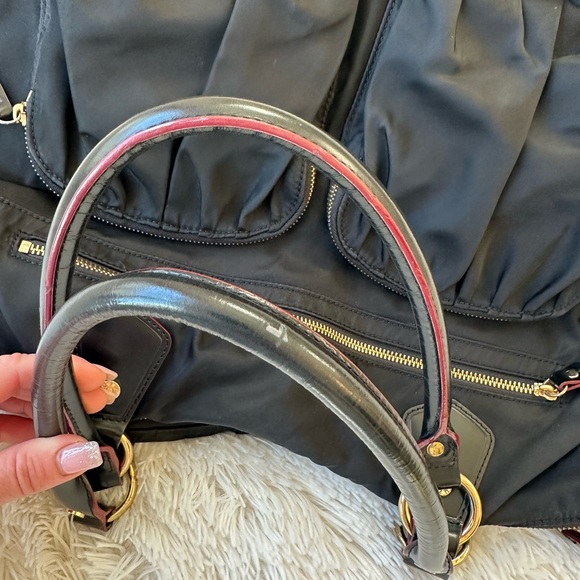 MZ Wallace Jane Bedford Black Nylon Shoulder Travel Bag - Picture 10 of 16